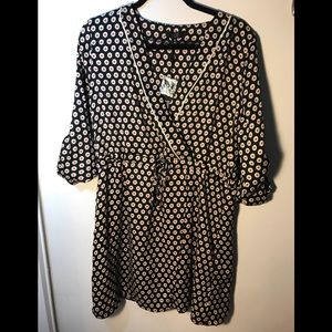 “Stay Curious” Wrap Dress by Goldie